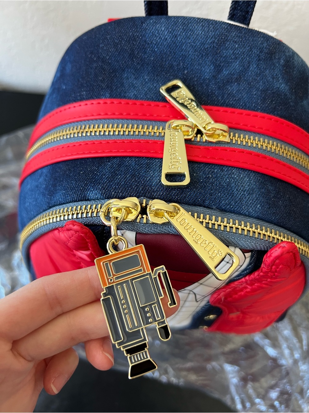 Loungefly Back to the Future Marty McFly Cosplay Mini Backpack - NWT - Picture 7 of 8